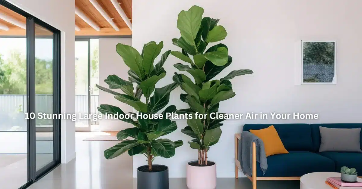 10 Stunning Large Indoor House Plants for Cleaner Air in Your Home